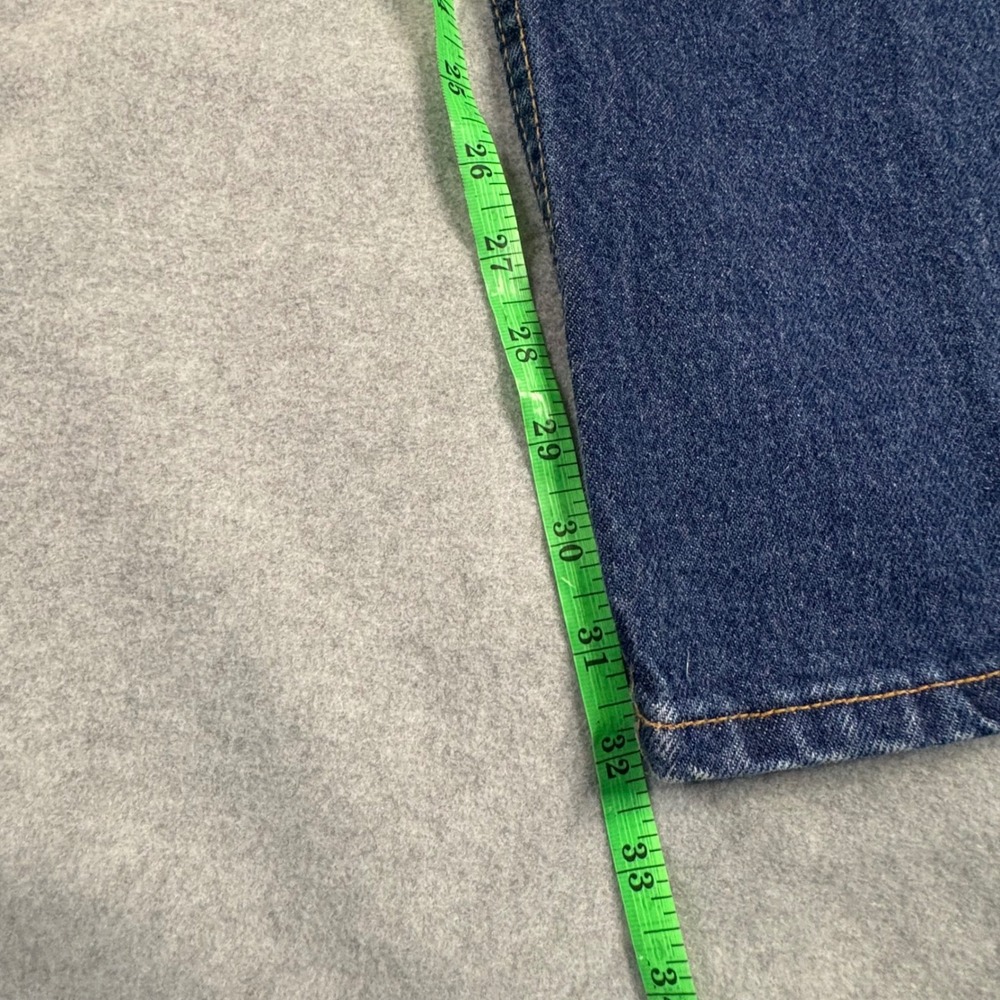 Vintage Levis 540 Relaxed Fit Jeans Mens 48x32 Made in USA Orange Tab Dark Wash - Picture 11 of 13